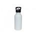 600ML Stainless Steel Water Bottle with Straw Top - White